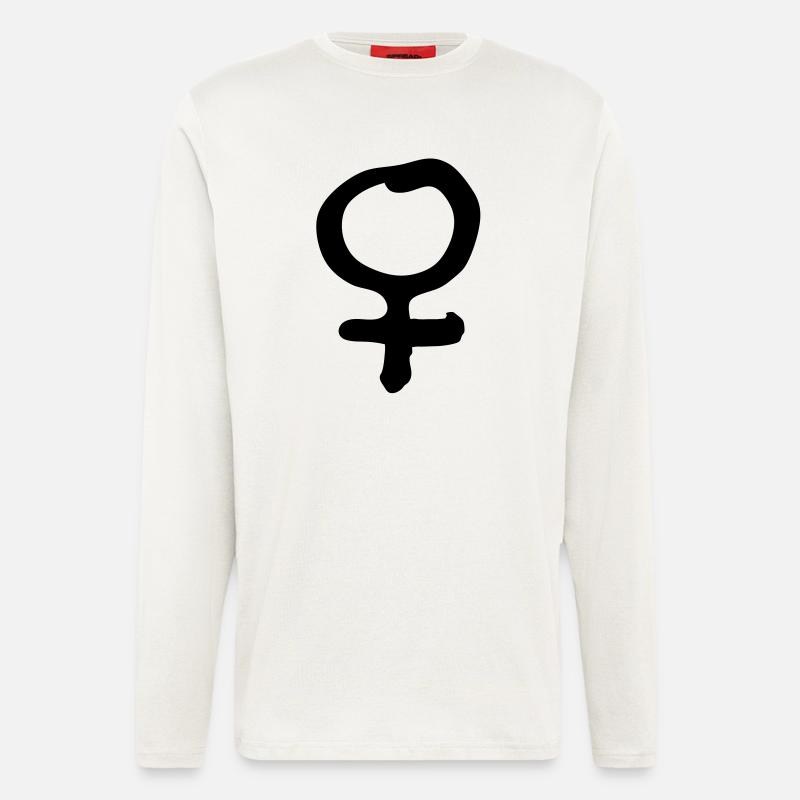 Frau - Langarmshirt - made by SPREAD  - OFF WHITE