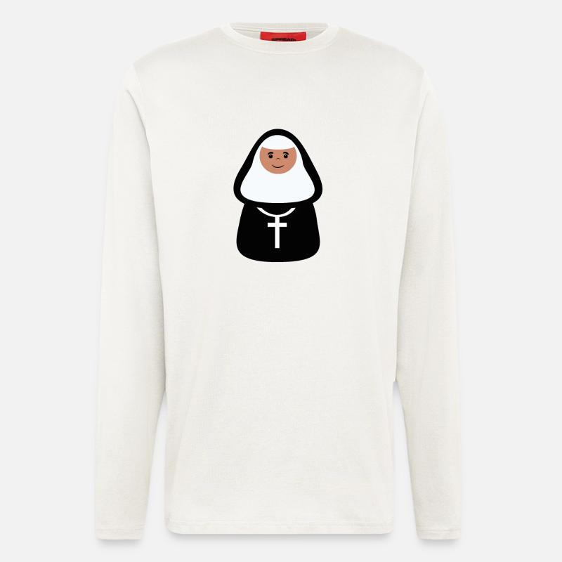 Nonne - Langarmshirt - made by SPREAD  - OFF WHITE