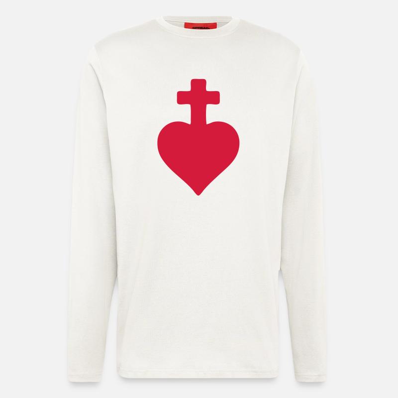 Herz Vendée - Langarmshirt - made by SPREAD  - OFF WHITE