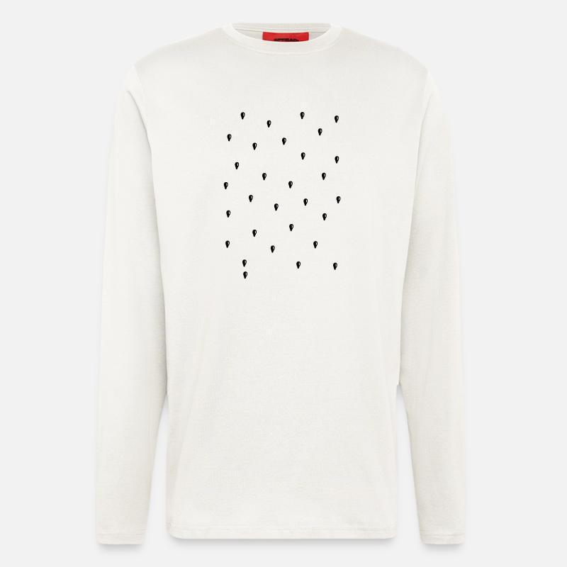 Raindrops - Longsleeve - made by SPREAD  - OFF WHITE