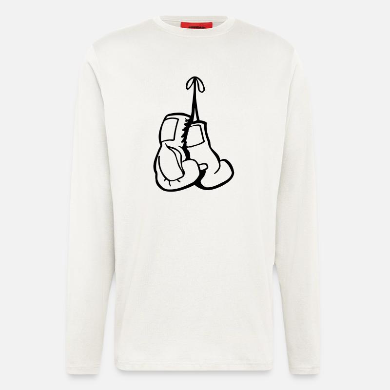 boxing gloves - box handschuhe - Longsleeve - made by SPREAD  - OFF WHITE