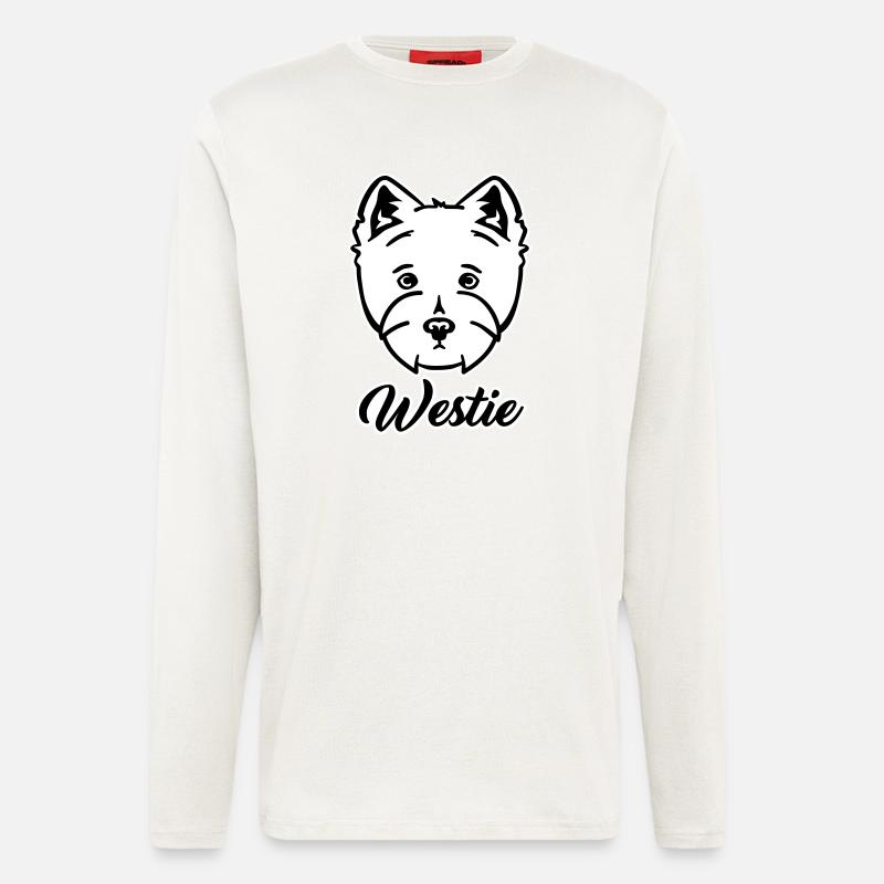 Westie - Langarmshirt - made by SPREAD  - OFF WHITE