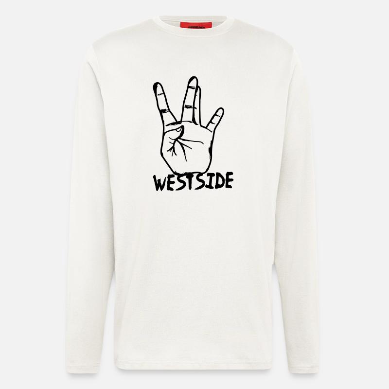 westcoast hand - Langarmshirt - made by SPREAD - OFF WHITE