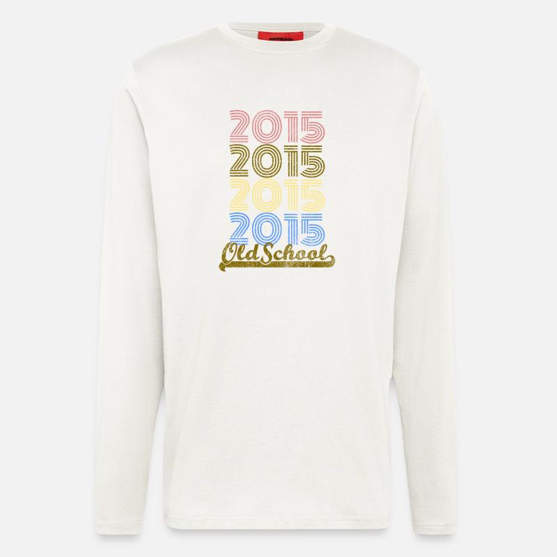 Old School 2015 - Langarmshirt - made by SPREAD  - OFF WHITE
