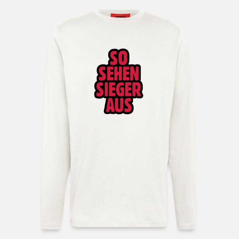 SO SEHEN SIEGER AUS - Langarmshirt - made by SPREAD  - OFF WHITE