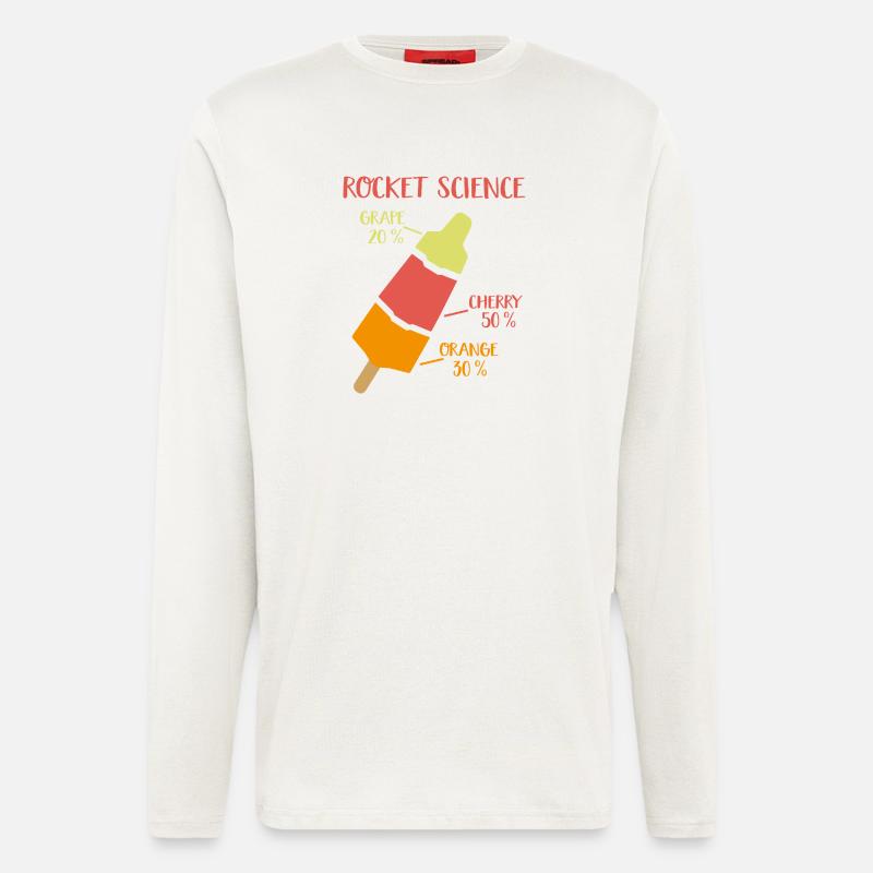 2541614 128139169 rocket science - Longsleeve - made by SPREAD  - OFF WHITE