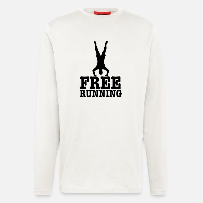 free running - Langarmshirt - made by SPREAD  - OFF WHITE