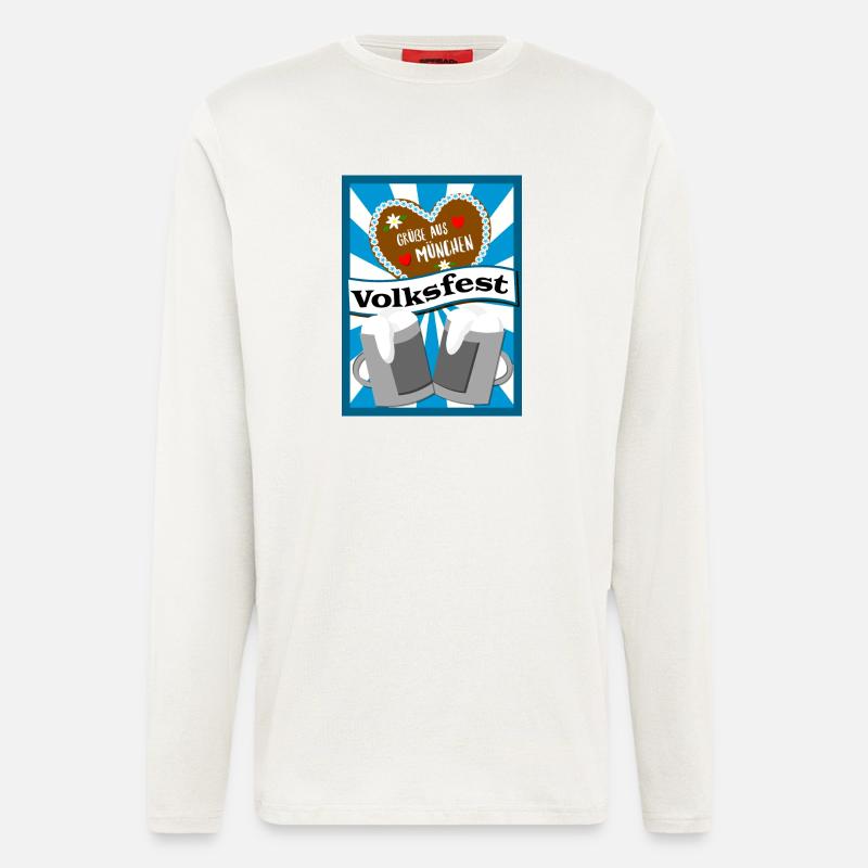 Volksfest in München - Langarmshirt - made by SPREAD  - OFF WHITE