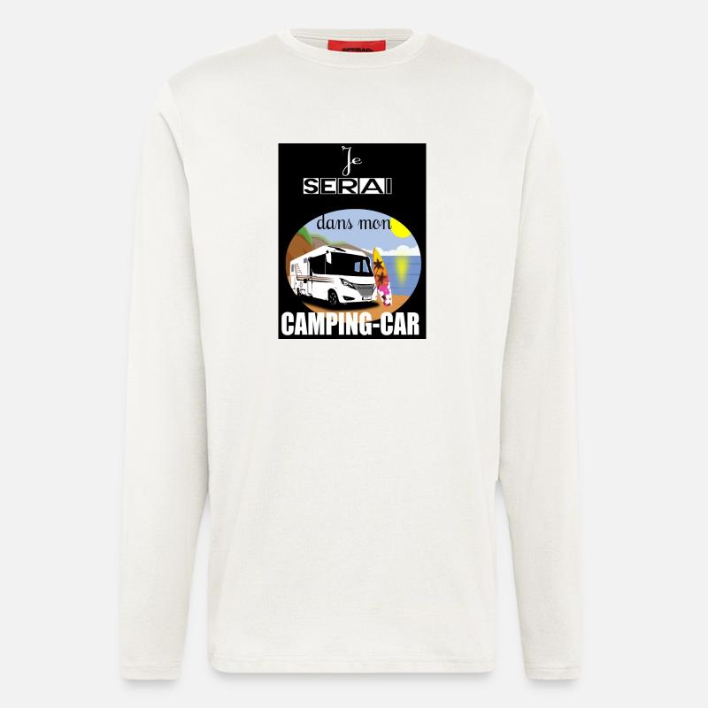 Wohnmobil in der Sonne - Langarmshirt - made by SPREAD  - OFF WHITE
