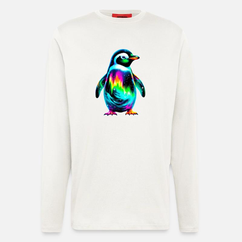 Pinguin - Langarmshirt - made by SPREAD - OFF WHITE