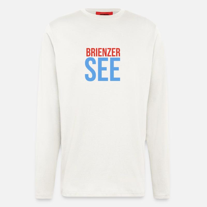 Brienzersee Souvenir - Langarmshirt - made by SPREAD  - OFF WHITE