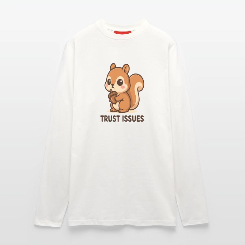 Squirrels with Trust Issues Longsleeve - made by SPREAD 