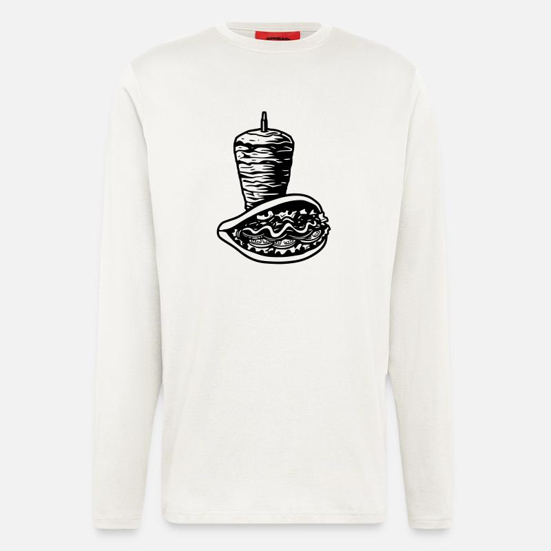 spitwithkebab - Langarmshirt - made by SPREAD  - OFF WHITE
