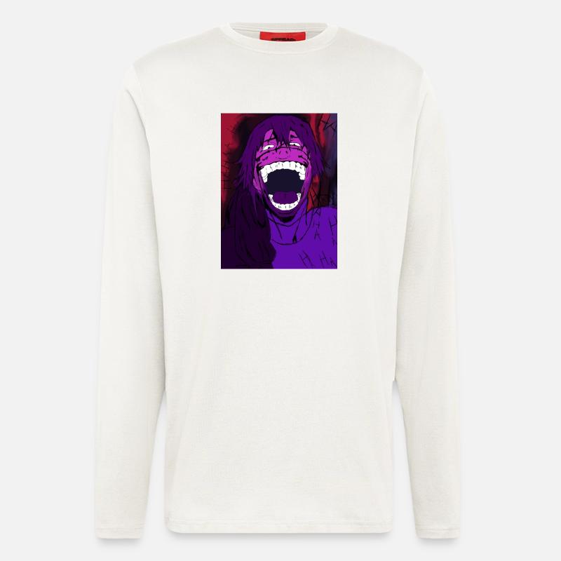 Verfluchtes Lachen - Langarmshirt - made by SPREAD  - OFF WHITE