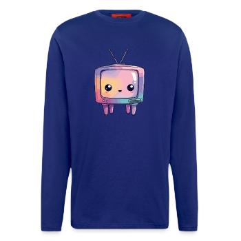Pastell TV Kawaii Retro - Langarmshirt - made by SPREAD  - OFF WHITE - Vorne