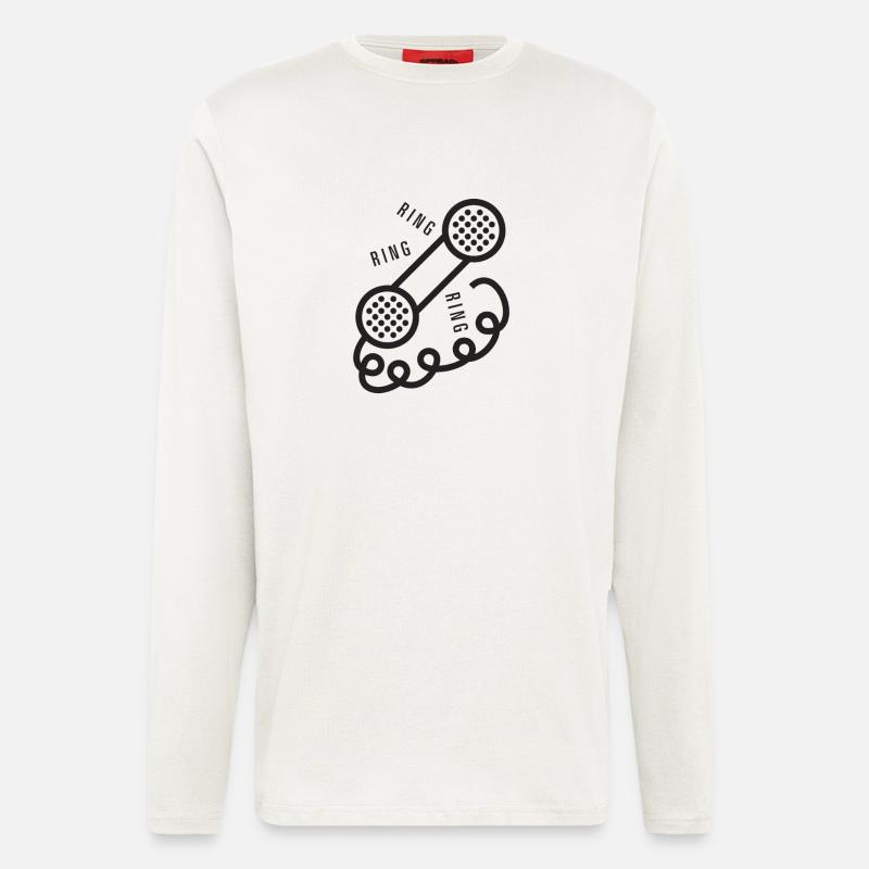Ring Ring Ring - Langarmshirt - made by SPREAD  - OFF WHITE