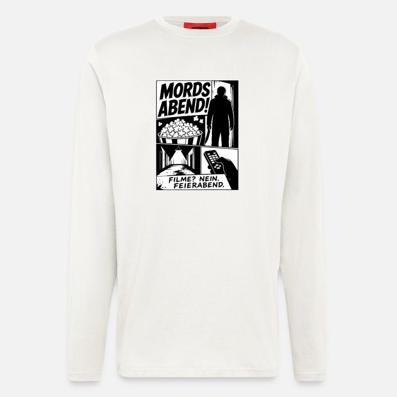 Mordsabend Filme Nein Feierabend - Langarmshirt - made by SPREAD  - OFF WHITE