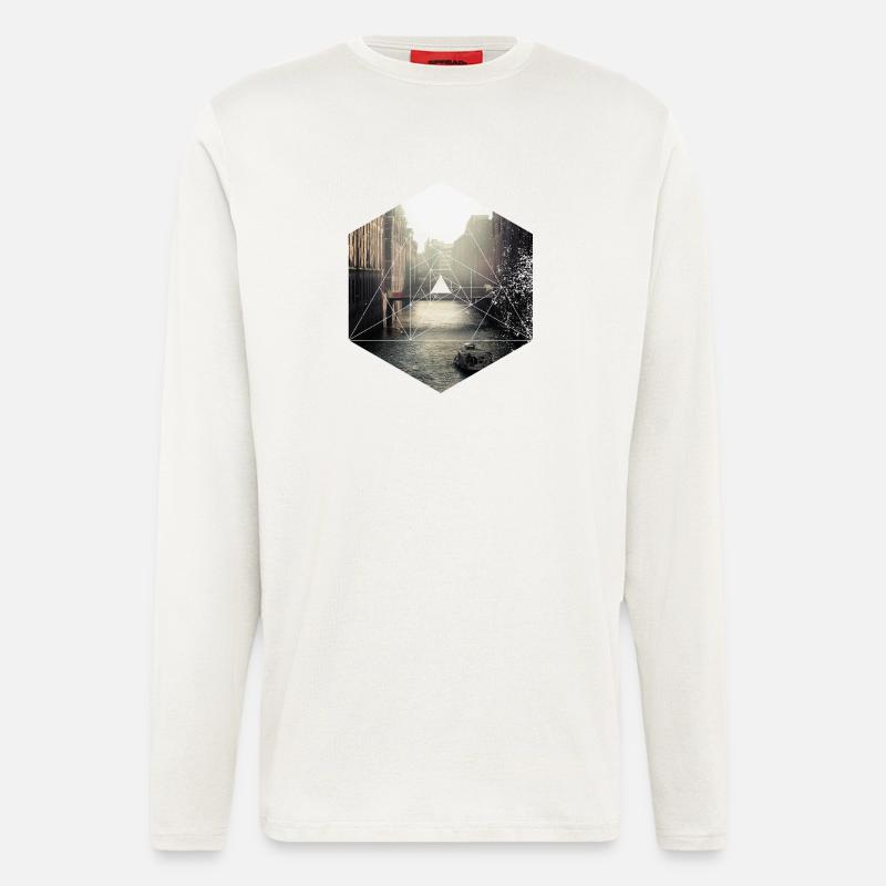 Solid Hamburg Romance - Longsleeve - made by SPREAD  - OFF WHITE