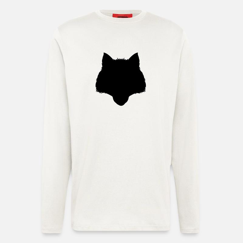 wolf - Longsleeve - made by SPREAD  - OFF WHITE
