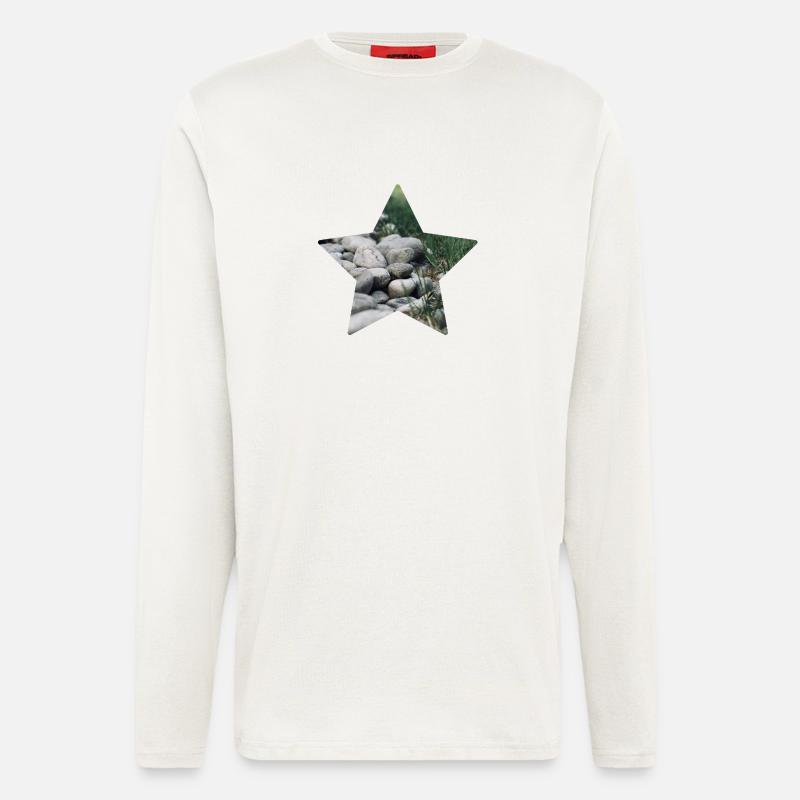 Nature star - Longsleeve - made by SPREAD  - OFF WHITE