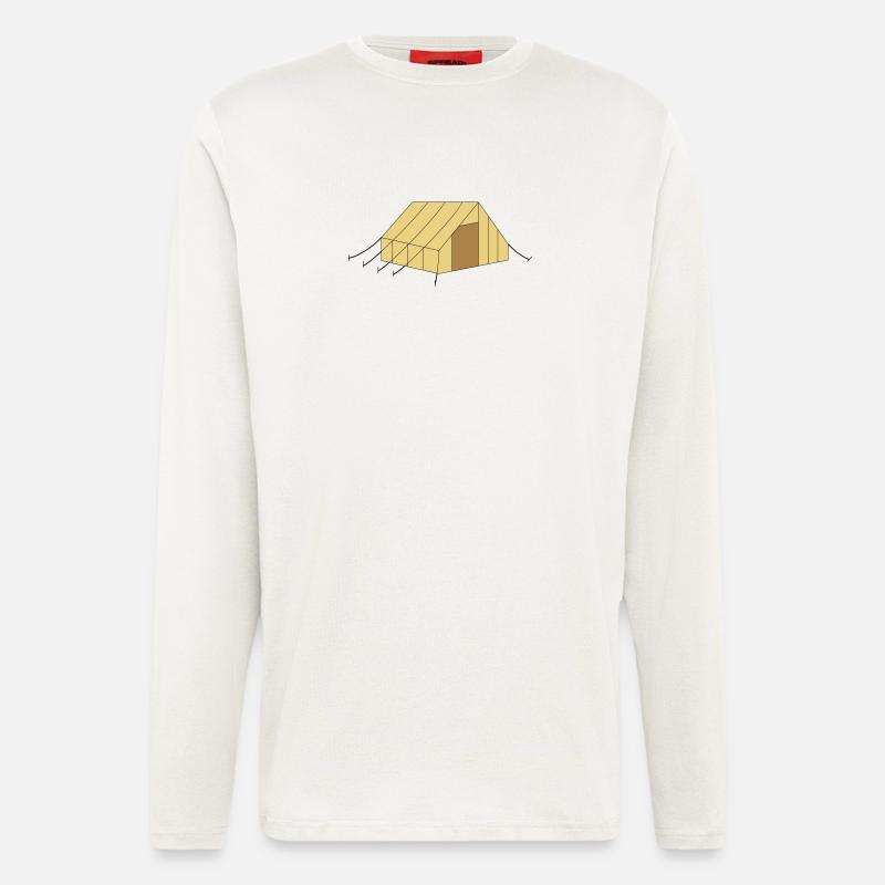 Zelt - Langarmshirt - made by SPREAD  - OFF WHITE