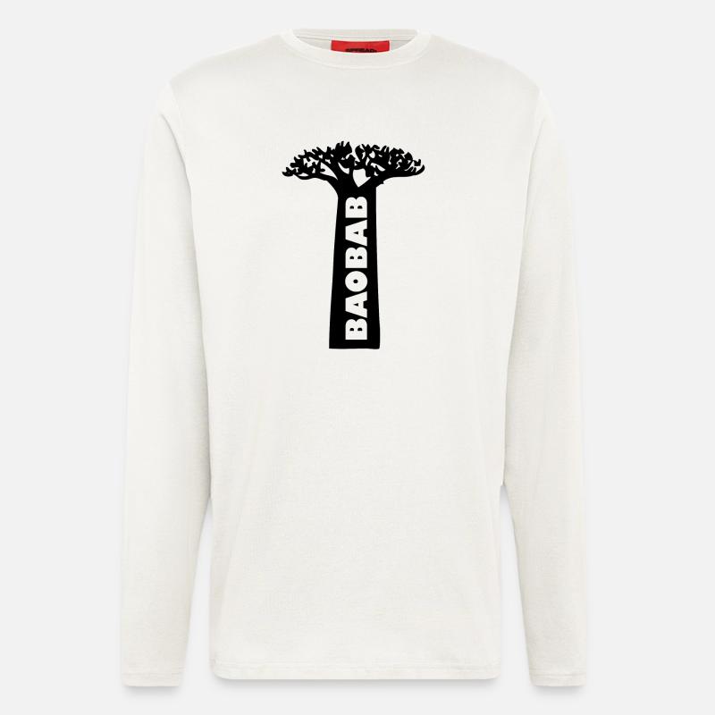 Baobab blak - Langarmshirt - made by SPREAD  - OFF WHITE