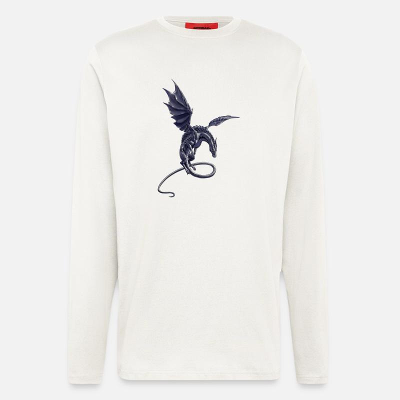 Chromdrache - Langarmshirt - made by SPREAD  - OFF WHITE