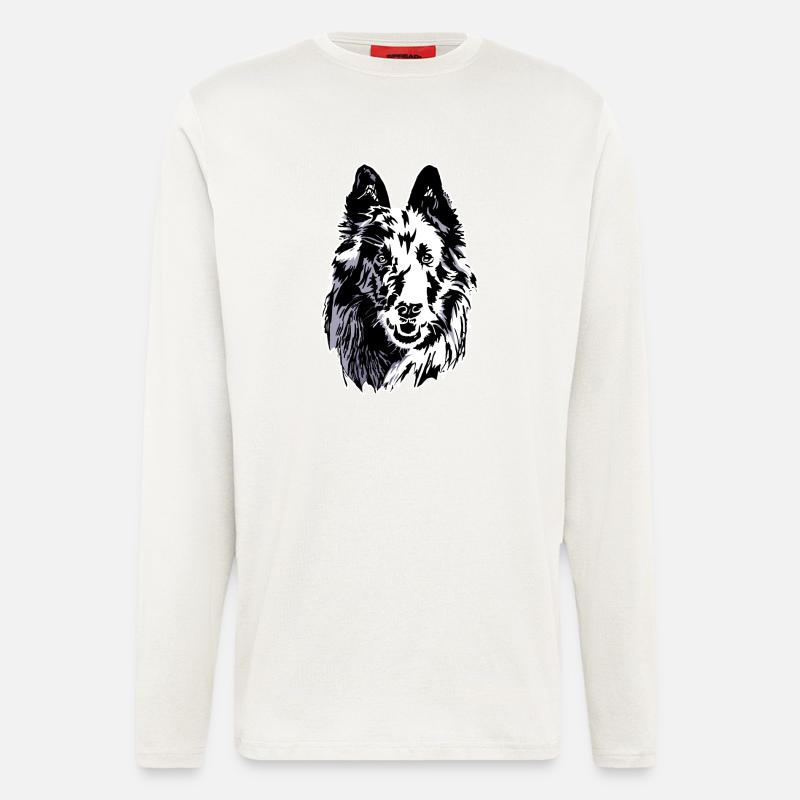 groenendael - Langarmshirt - made by SPREAD  - OFF WHITE