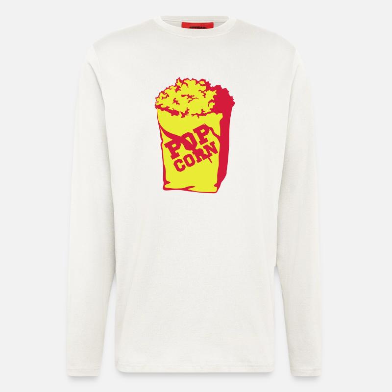 Popcorn - Langarmshirt - made by SPREAD  - OFF WHITE