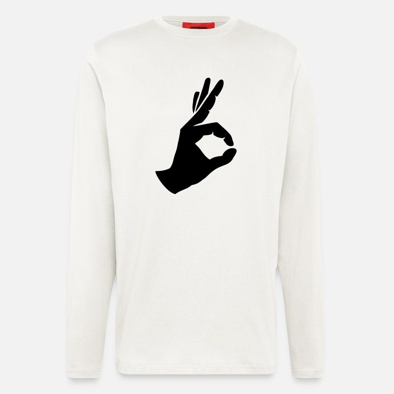 Finger - Langarmshirt - made by SPREAD  - OFF WHITE