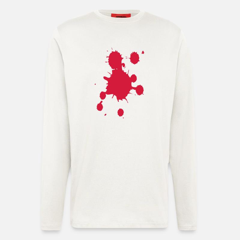 Blood - Langarmshirt - made by SPREAD  - OFF WHITE