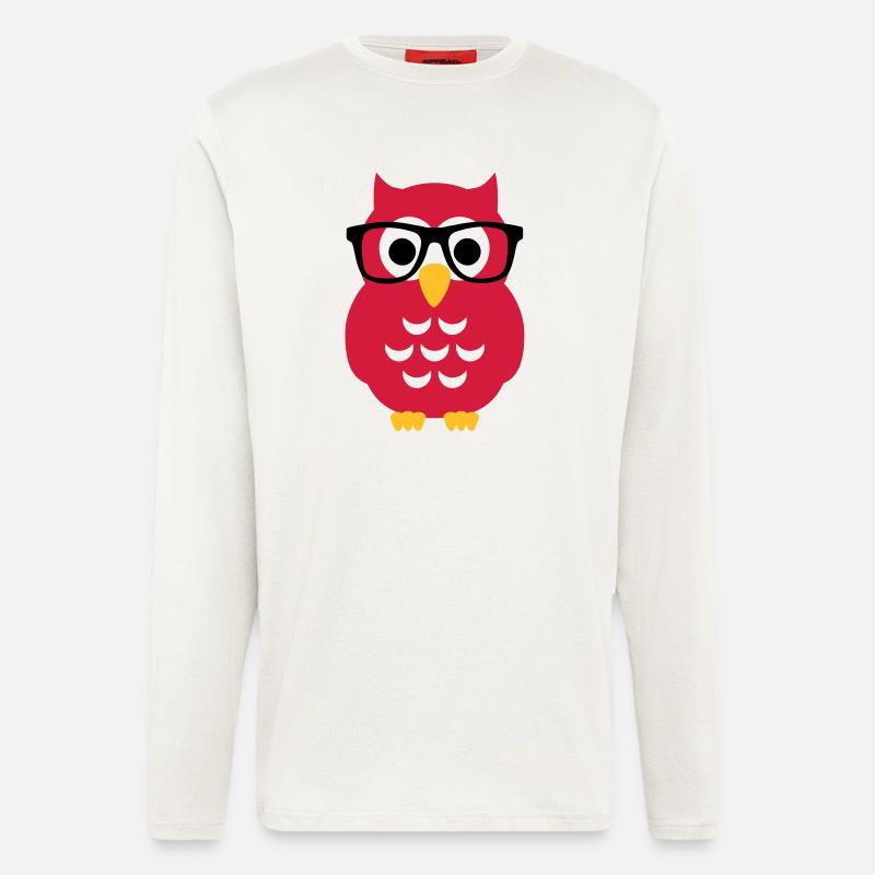 Owl - Longsleeve - made by SPREAD  - OFF WHITE