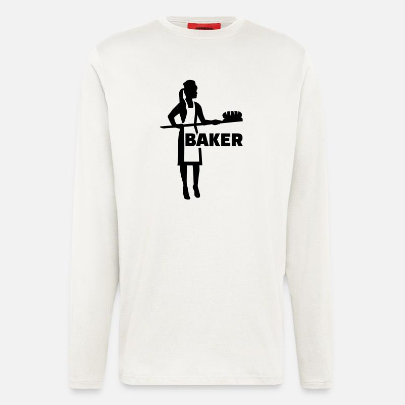 Bäckerin - Langarmshirt - made by SPREAD  - OFF WHITE