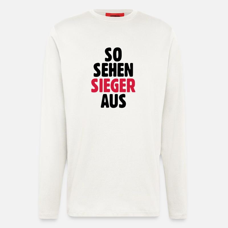 So sehen Sieger aus - Langarmshirt - made by SPREAD  - OFF WHITE