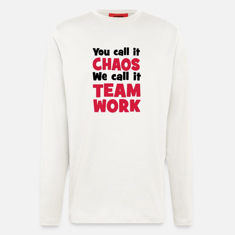 teamwork - Longsleeve - made by SPREAD  - OFF WHITE