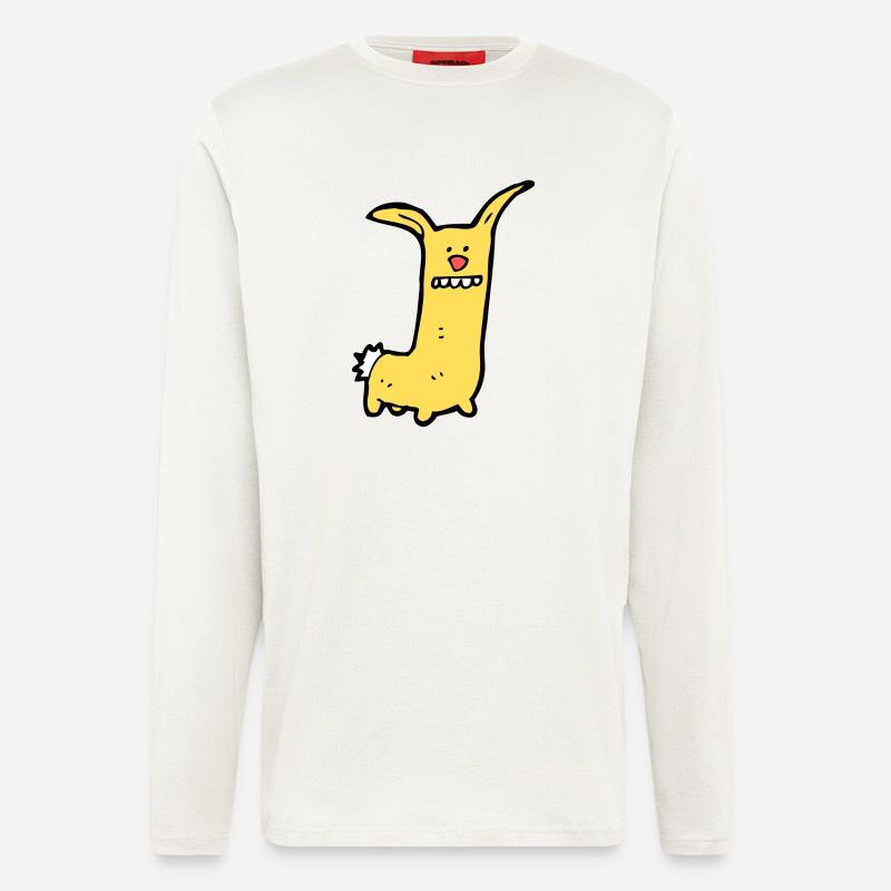 Lustiges Comic Tier - Langarmshirt - made by SPREAD  - OFF WHITE
