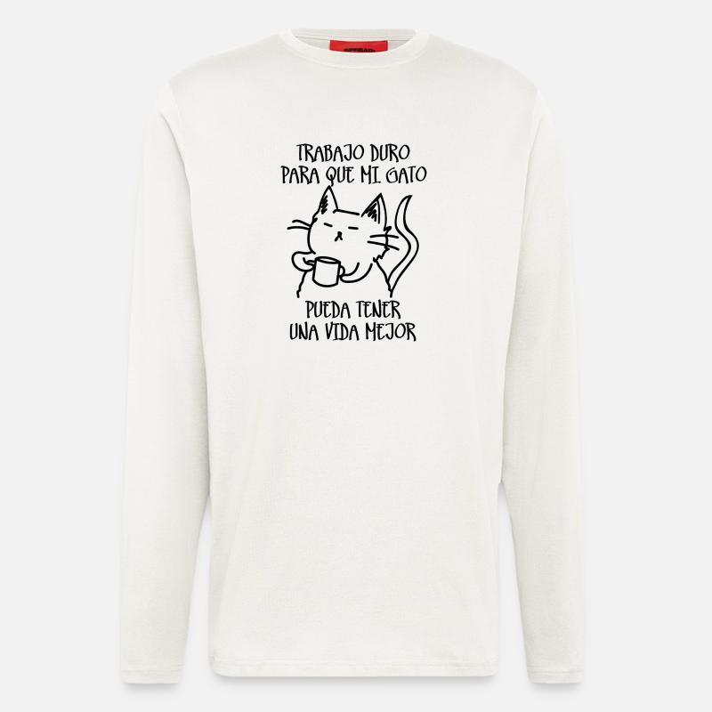 Harte Arbeit - Langarmshirt - made by SPREAD  - OFF WHITE