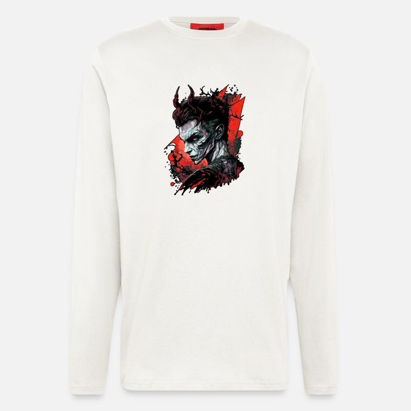 Modedämon 01 - Langarmshirt - made by SPREAD  - OFF WHITE