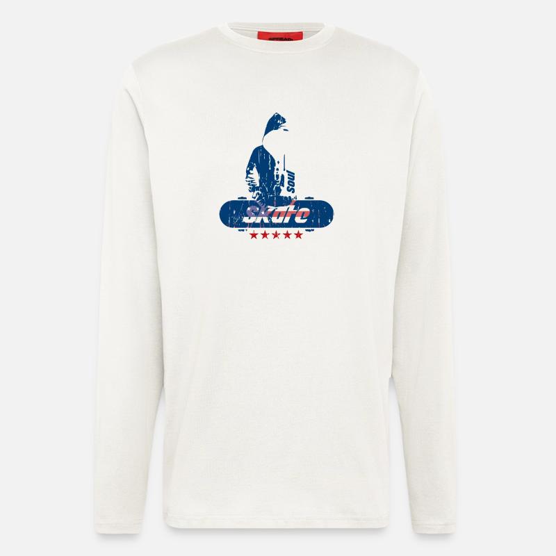 Skate Seele - Langarmshirt - made by SPREAD  - OFF WHITE