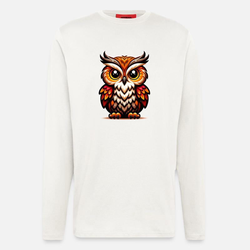 Eule - Langarmshirt - made by SPREAD  - OFF WHITE