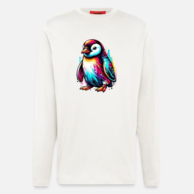 Penguin - Longsleeve - made by SPREAD  - OFF WHITE
