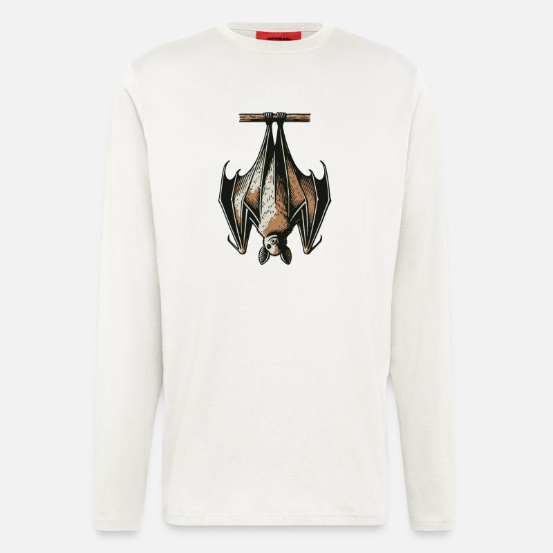 Fledermaus - Langarmshirt - made by SPREAD  - OFF WHITE