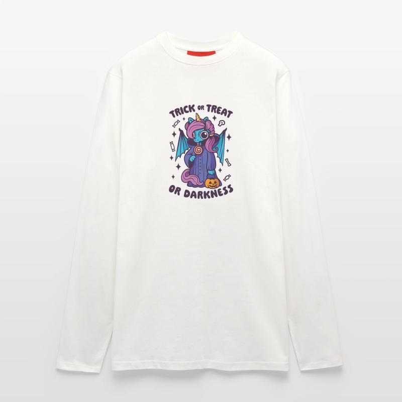 Dark Candy Unicorn - Süßes oder Saures oder Dunkelheit Langarmshirt - made by SPREAD 