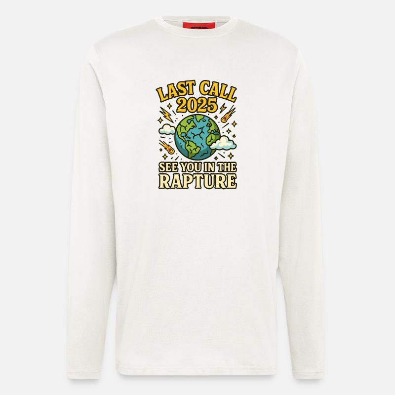 Letzter Aufruf 2025 - Langarmshirt - made by SPREAD  - OFF WHITE