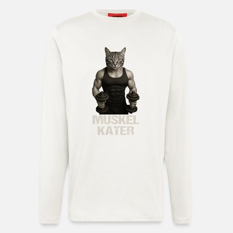 Muskelkater - Langarmshirt - made by SPREAD - OFF WHITE