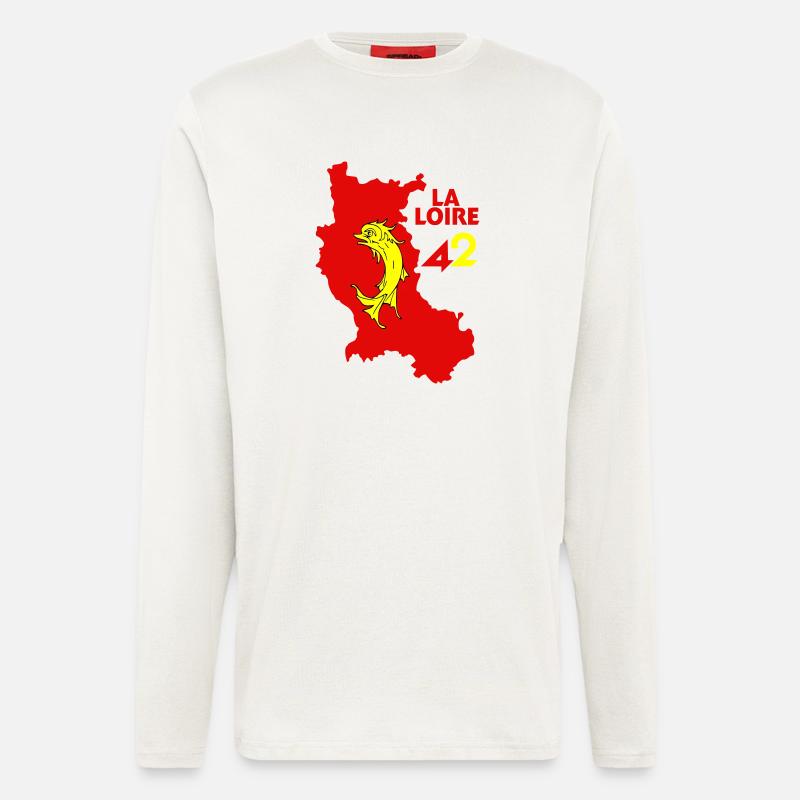 Die Loire 42 - Langarmshirt - made by SPREAD  - OFF WHITE