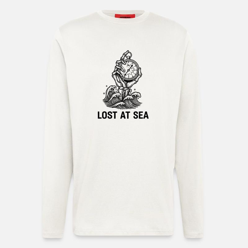 Ewige Navigation - Langarmshirt - made by SPREAD  - OFF WHITE