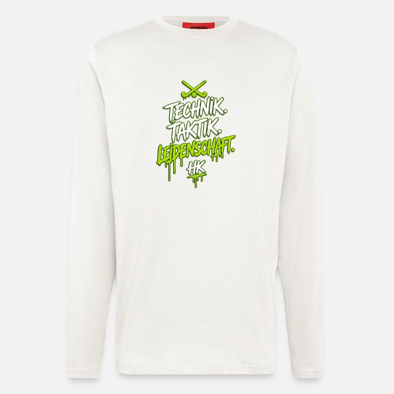 Technology. Tactics. Passion. - Longsleeve - made by SPREAD - OFF WHITE