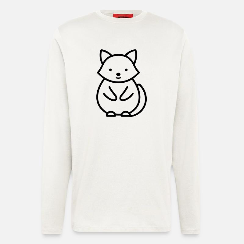 Waschbär - Langarmshirt - made by SPREAD  - OFF WHITE