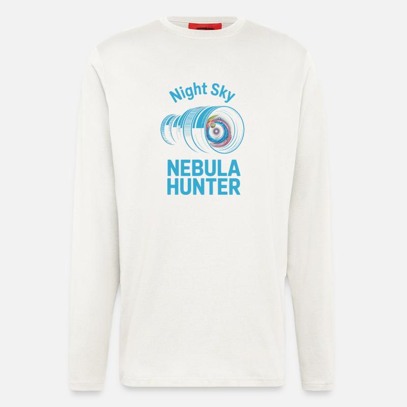 Nachthimmel-Nebeljäger - Langarmshirt - made by SPREAD  - OFF WHITE